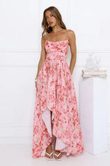 Thoughts For You Midi Dress Pink
