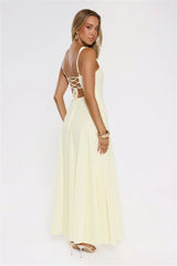 Salted Glow Maxi Dress Yellow