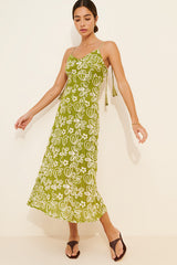 Trina Corded Textured Slip Dress