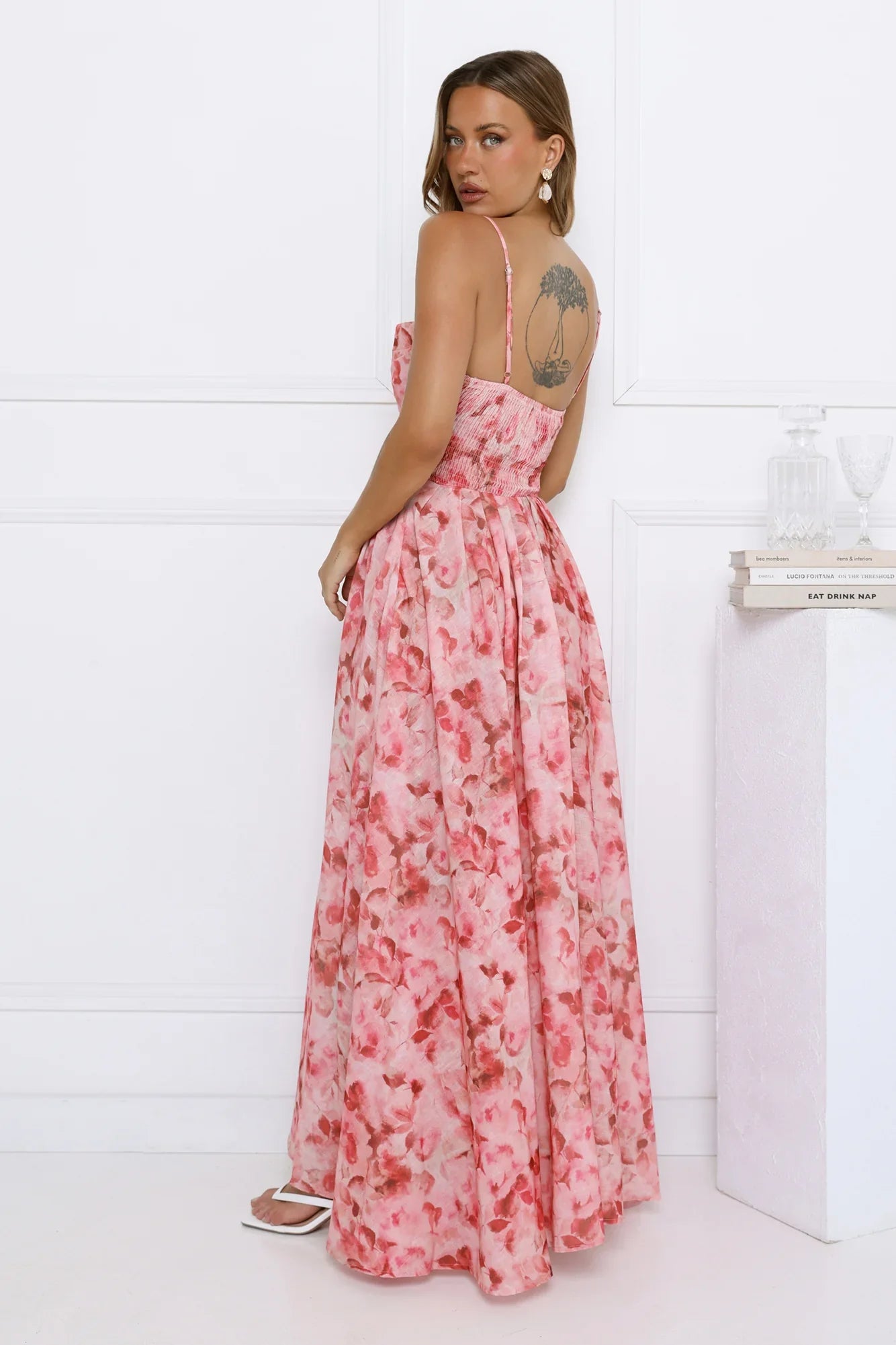 Thoughts For You Midi Dress Pink