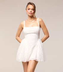 Save The Date Lace Mini Dress